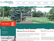 Tablet Screenshot of glyndonmn.com